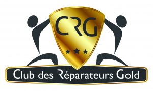 logo club des réparateurs gold