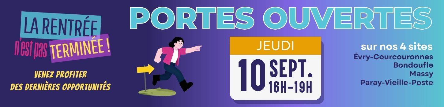 journée portes ouvertes sur nos 4 sites le samedi 31 janvier