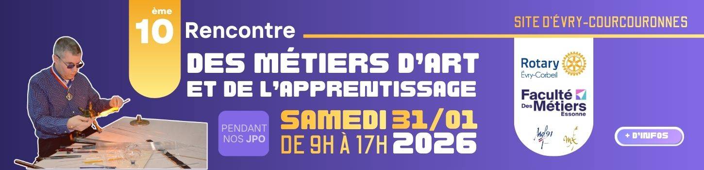 10ème rencontre des métiers d'art le 31 janvier 2026