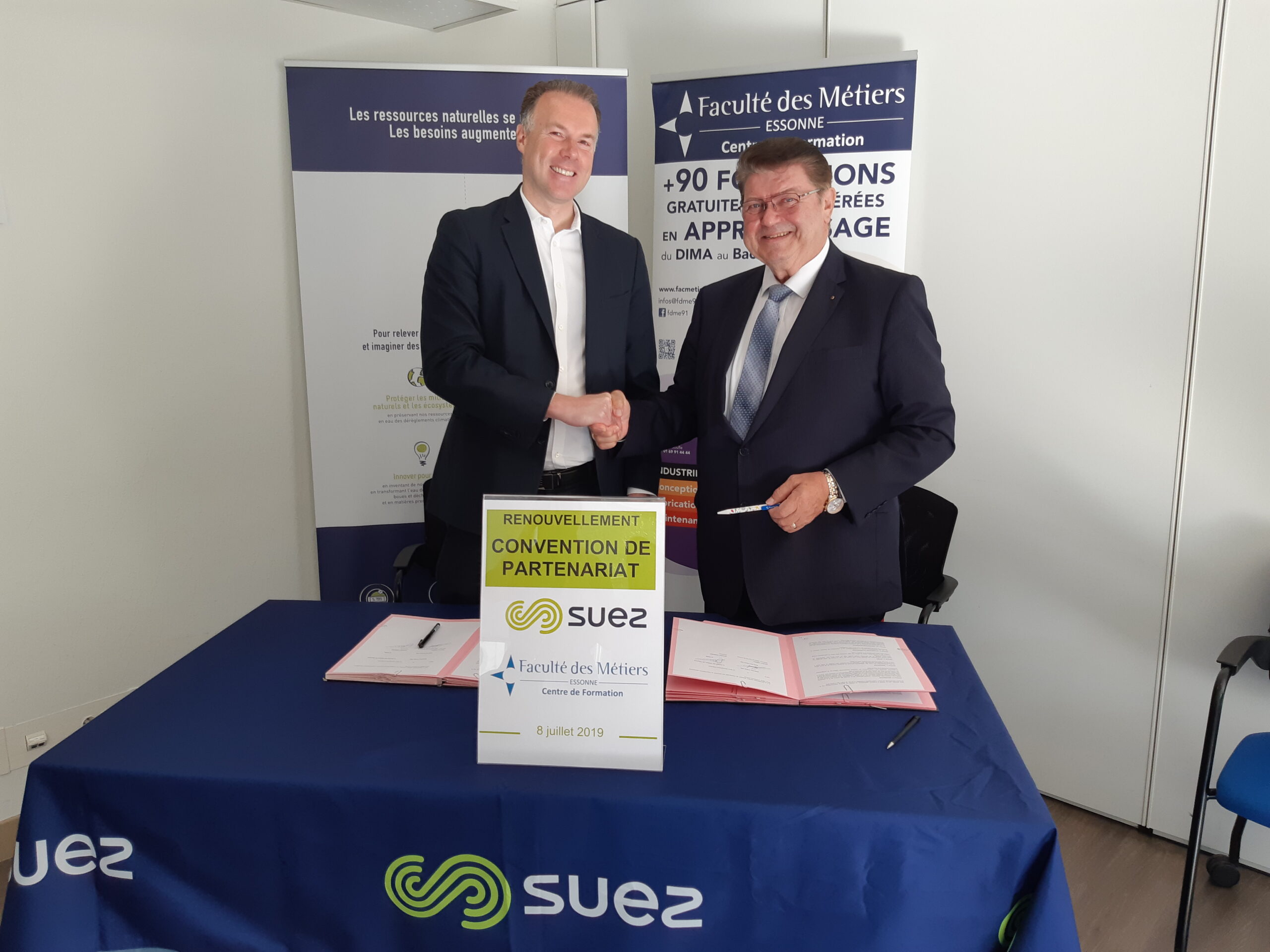 Troisième année de confiance renouvelée avec SUEZ