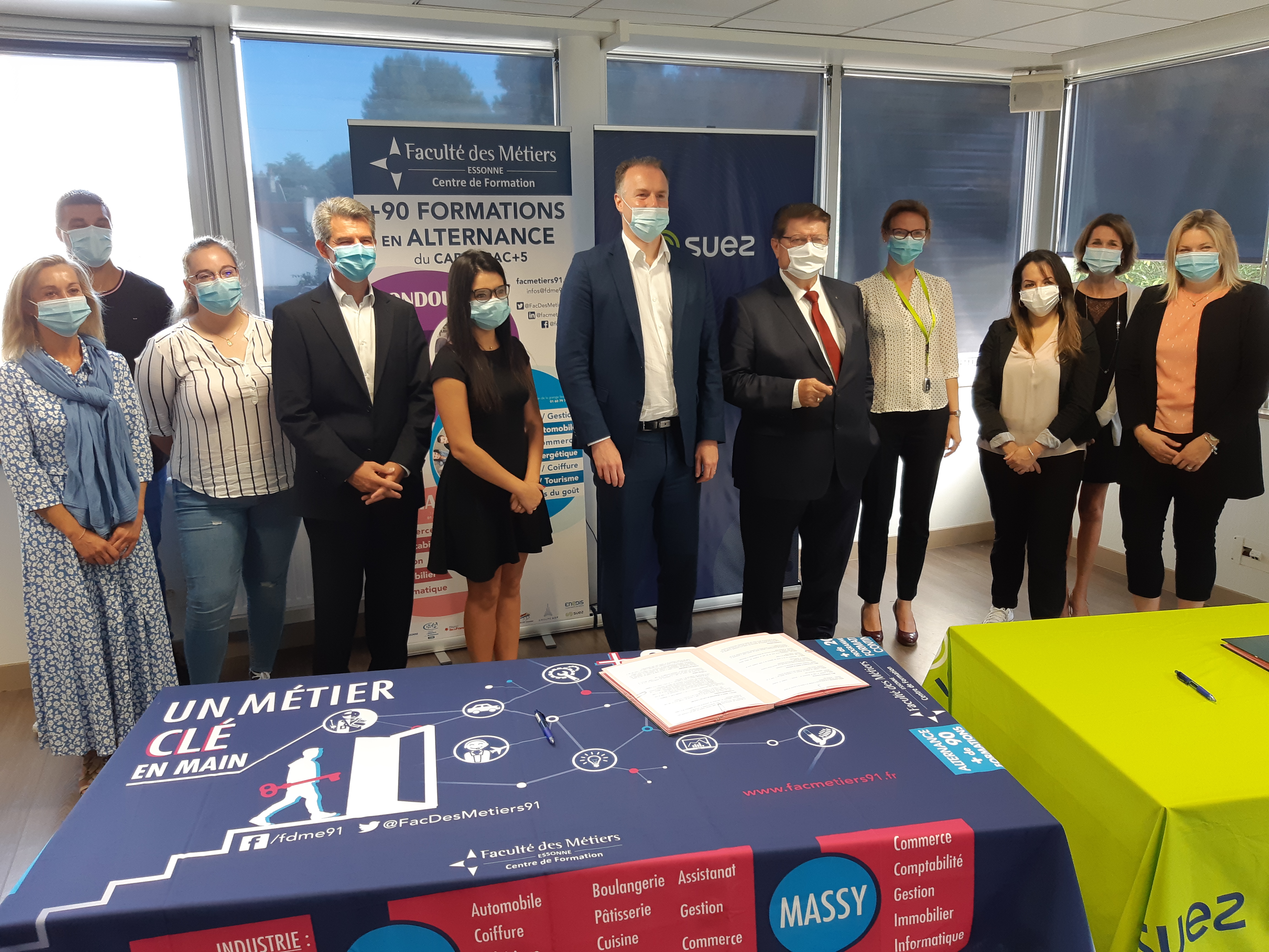 Renouvellement de convention de partenariat entre SUEZ et la FDME