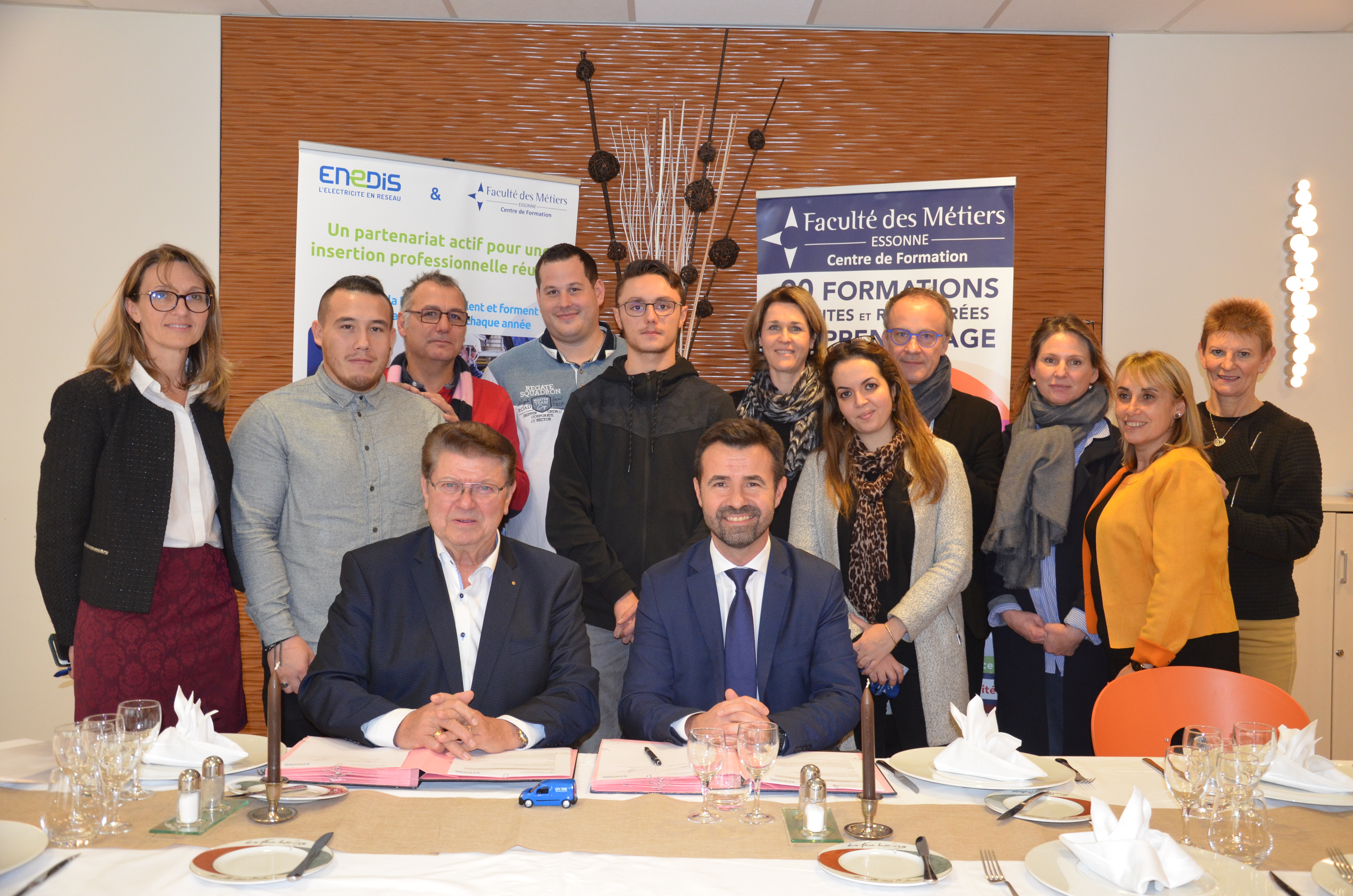 12 novembre 2019 : Renouvellement de convention de partenariat avec ENEDIS