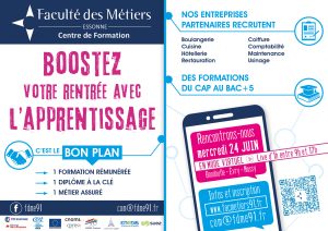 Affiche Boostez votre rentrée vers l'apprentissage 2020