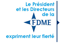 vidéo de félicitation du président et directeurs FDME