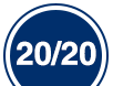 20/20 points