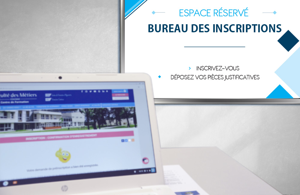 Ouverture du bureau des Inscriptions :  un espace dédié sur place en complément du service en ligne