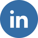 Round LinkedIn icon