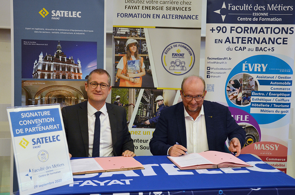 Signature d&rsquo;une convention de partenariat avec SATELEC