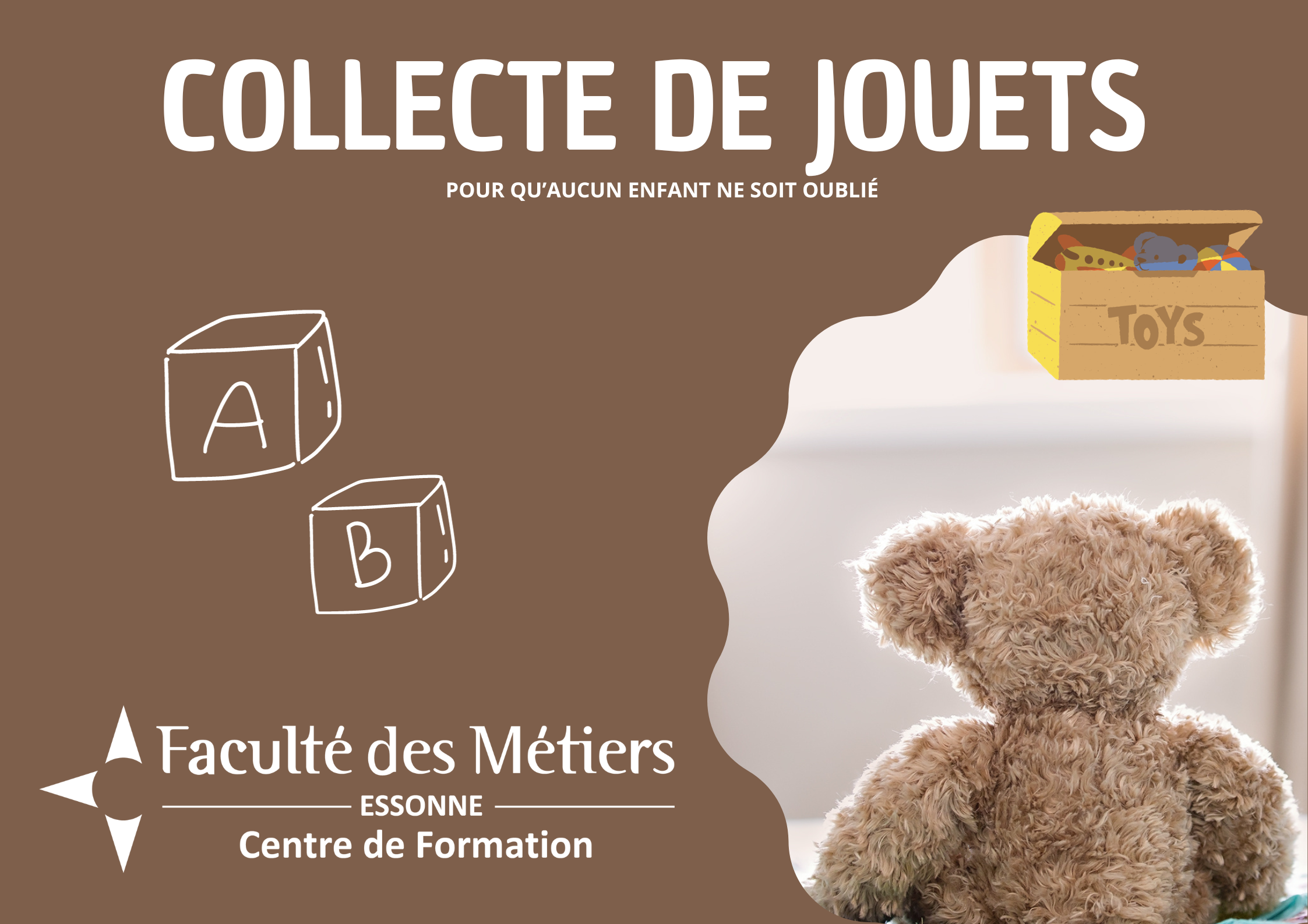 Une collecte de jouets pour qu’aucun enfant ne soit oublié à Noël