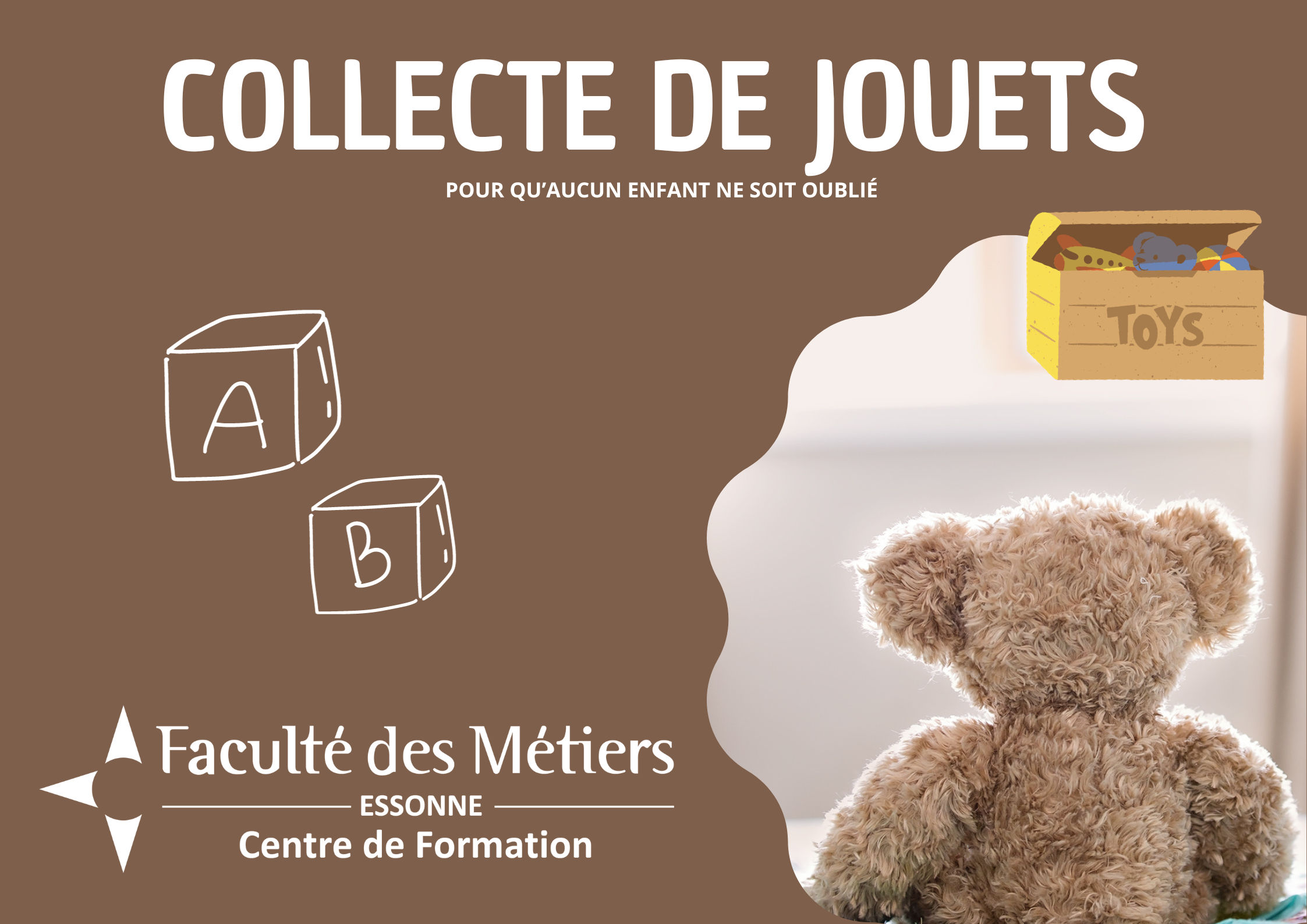 Une collecte de jouets pour qu&#8217;aucun enfant ne soit oublié à Noël