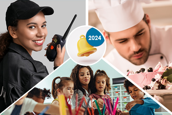 recrutement Formation continue 2024 : nouvelles formations : sécurité, petite enfance, pâtisserie