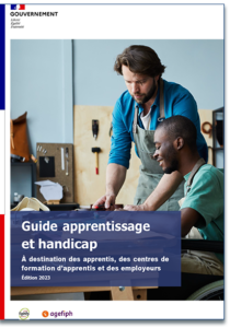 image de la couverture du guide de l'apprentissage du handicap 2023 édité par l'Etat