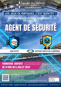 affiche nouvelle formation parcours métiers de la sécurité