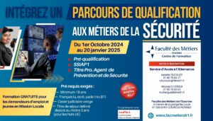 visuel présentation du parcours de qualification aux métiers de la sécurité