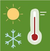 icone chaud et froid