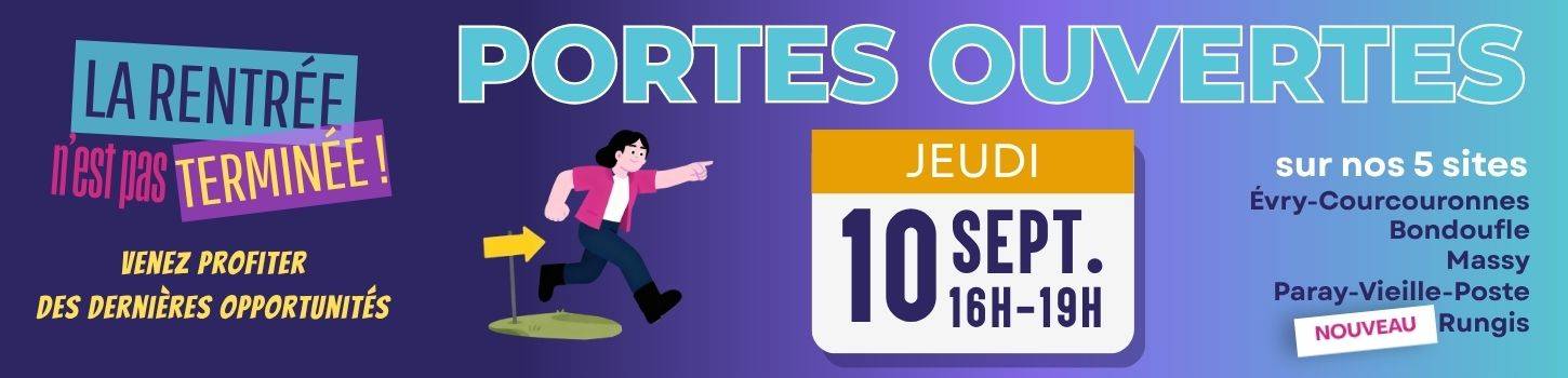 journée portes ouvertes sur nos 4 sites le samedi 31 janvier