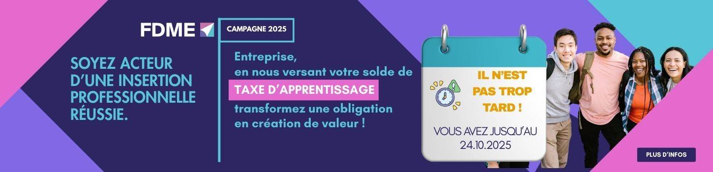 entreprises, soyez acteur d'une insertion professionnelle réussie en nous versant votre taxe d'apprentissage
